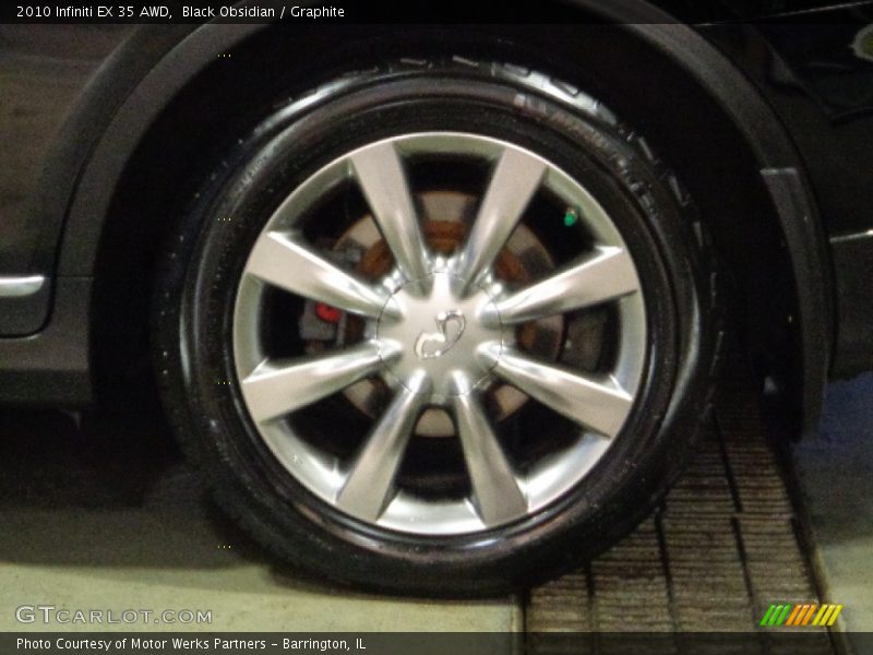 Black Obsidian / Graphite 2010 Infiniti EX 35 AWD