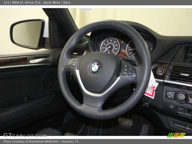 Alpine White / Black 2011 BMW X5 xDrive 35d