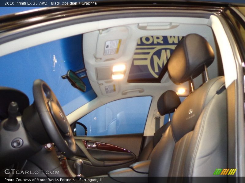 Black Obsidian / Graphite 2010 Infiniti EX 35 AWD