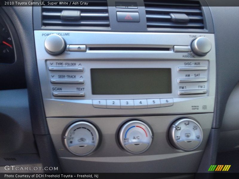 Super White / Ash Gray 2010 Toyota Camry LE