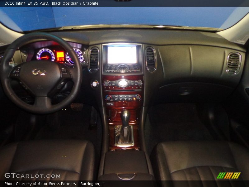Black Obsidian / Graphite 2010 Infiniti EX 35 AWD