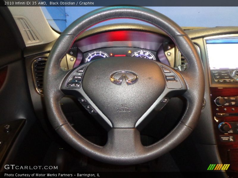 Black Obsidian / Graphite 2010 Infiniti EX 35 AWD