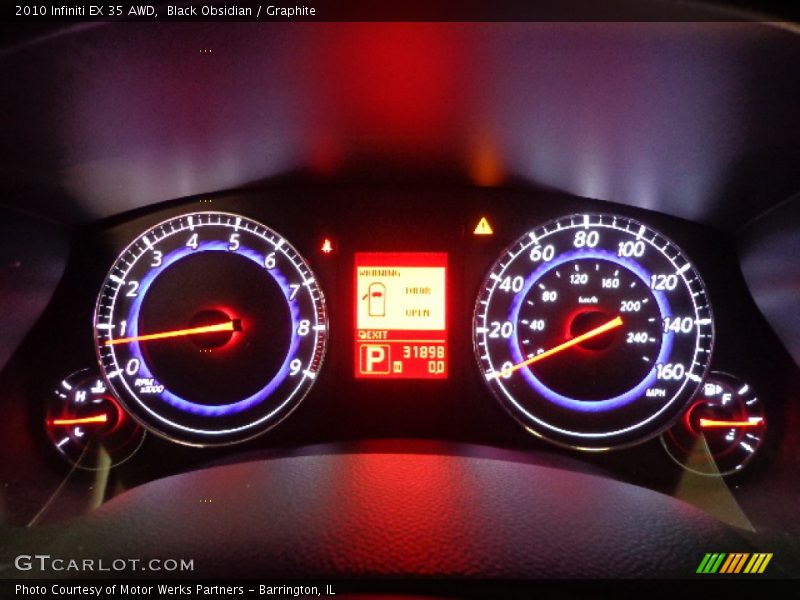 Black Obsidian / Graphite 2010 Infiniti EX 35 AWD