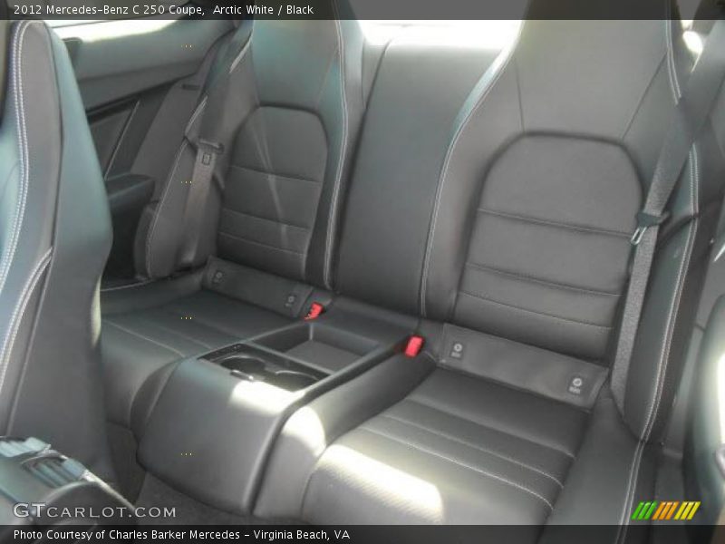Arctic White / Black 2012 Mercedes-Benz C 250 Coupe