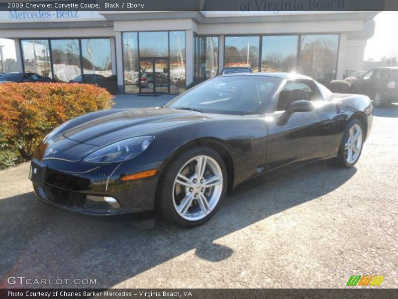 Black / Ebony 2009 Chevrolet Corvette Coupe