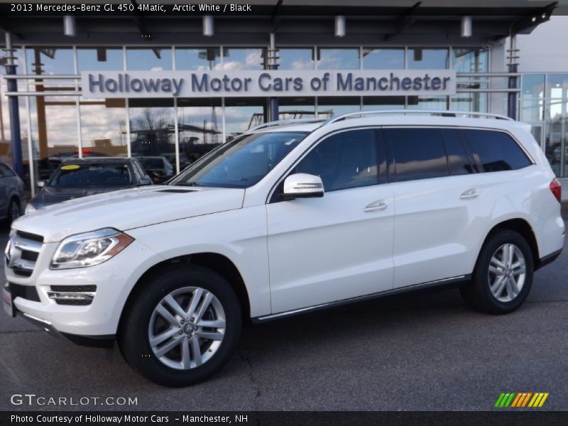 Arctic White / Black 2013 Mercedes-Benz GL 450 4Matic