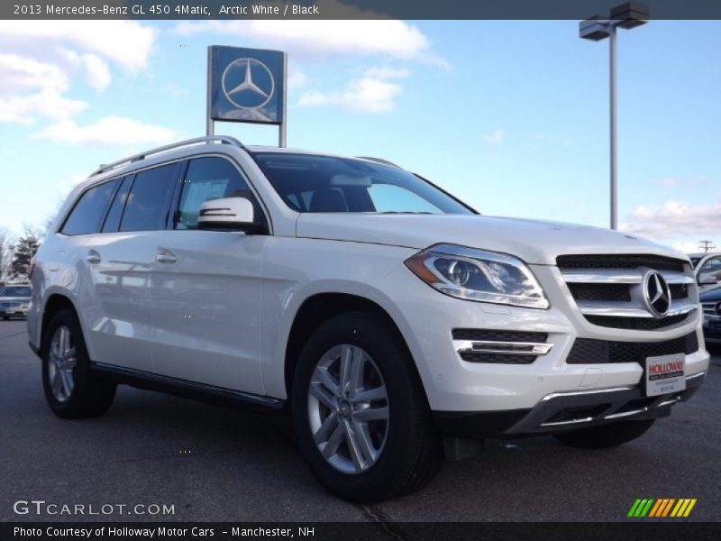 Arctic White / Black 2013 Mercedes-Benz GL 450 4Matic