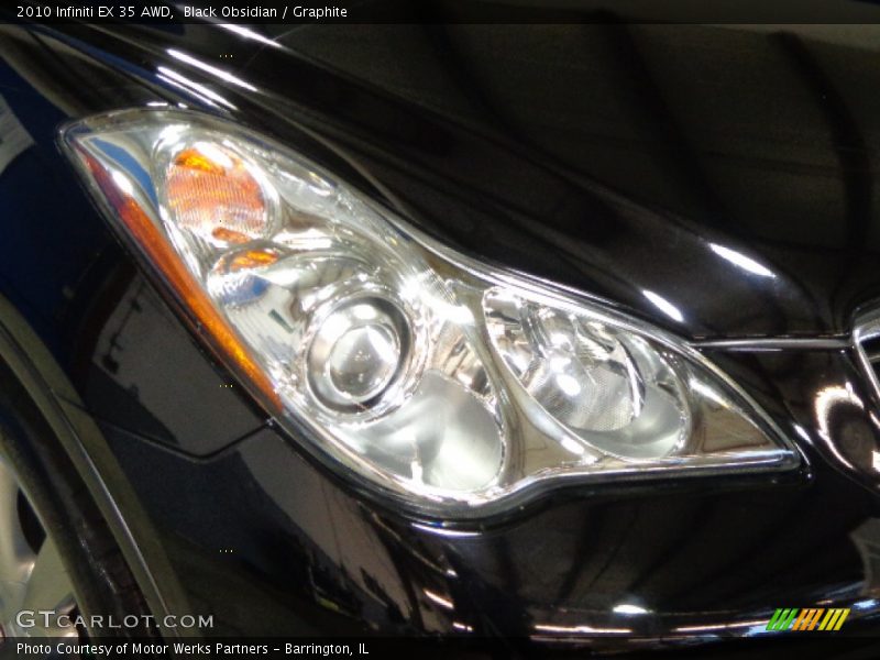 Black Obsidian / Graphite 2010 Infiniti EX 35 AWD