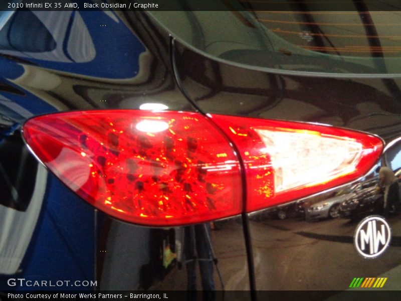 Black Obsidian / Graphite 2010 Infiniti EX 35 AWD