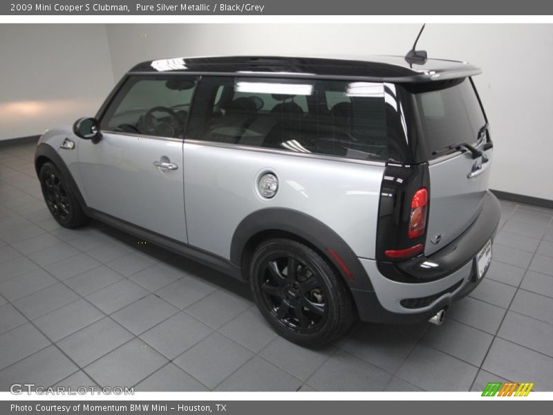 Pure Silver Metallic / Black/Grey 2009 Mini Cooper S Clubman