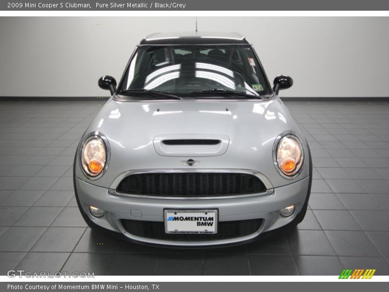 Pure Silver Metallic / Black/Grey 2009 Mini Cooper S Clubman