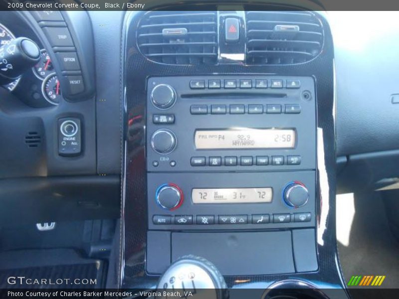 Black / Ebony 2009 Chevrolet Corvette Coupe
