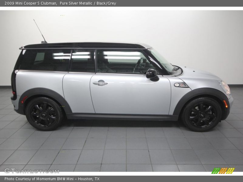 Pure Silver Metallic / Black/Grey 2009 Mini Cooper S Clubman