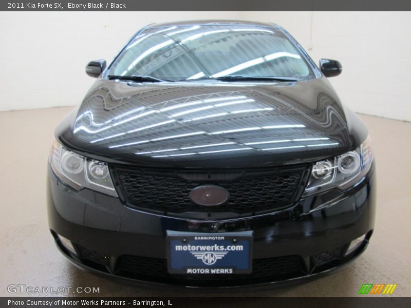 Ebony Black / Black 2011 Kia Forte SX