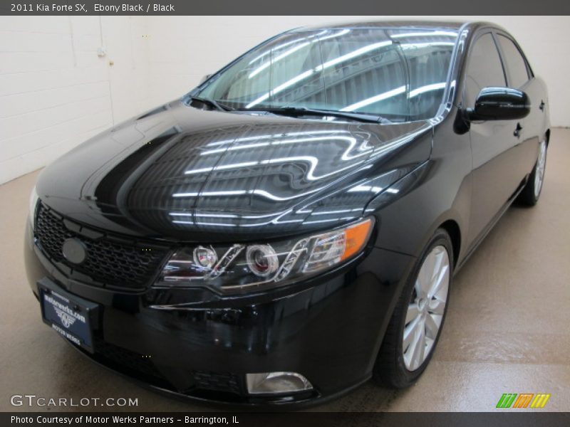 Ebony Black / Black 2011 Kia Forte SX