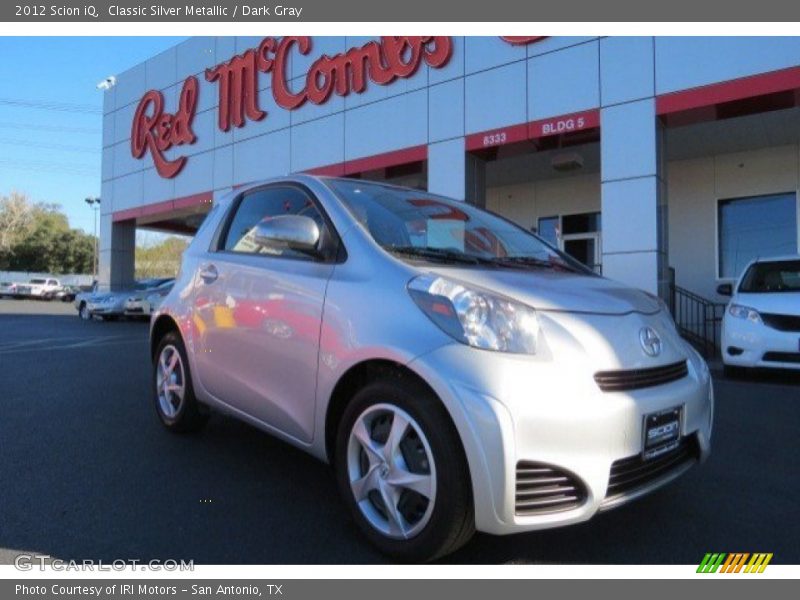 Classic Silver Metallic / Dark Gray 2012 Scion iQ