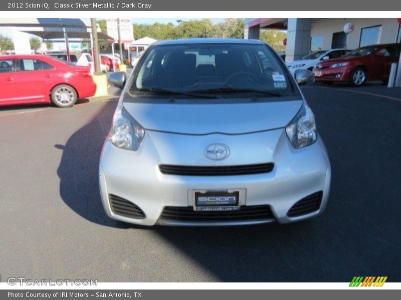 Classic Silver Metallic / Dark Gray 2012 Scion iQ