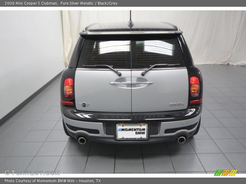 Pure Silver Metallic / Black/Grey 2009 Mini Cooper S Clubman