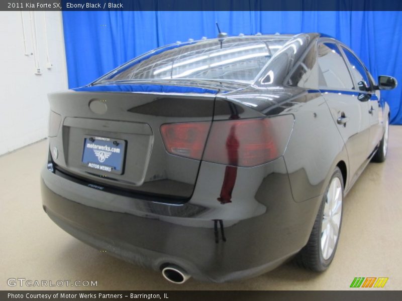 Ebony Black / Black 2011 Kia Forte SX