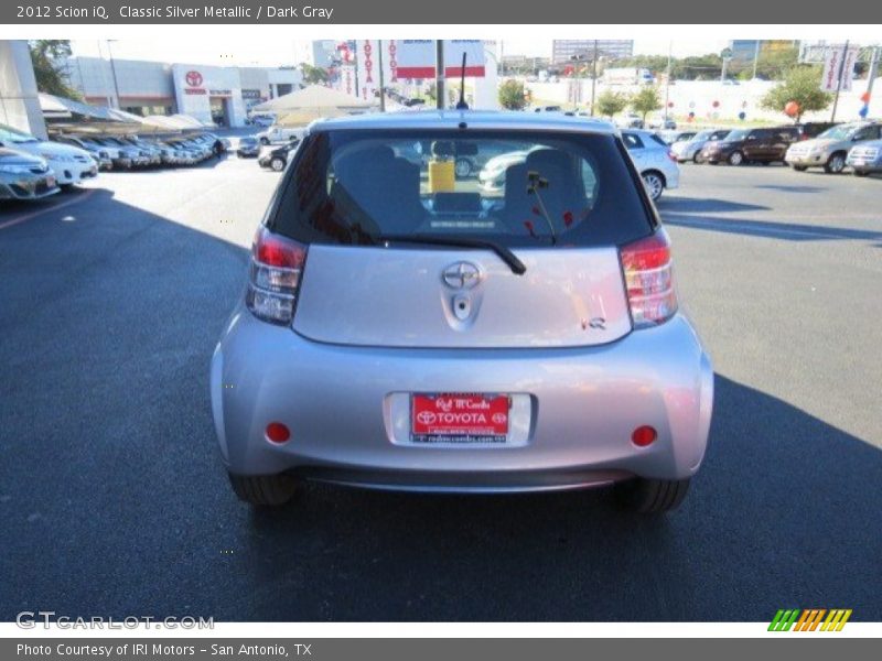 Classic Silver Metallic / Dark Gray 2012 Scion iQ