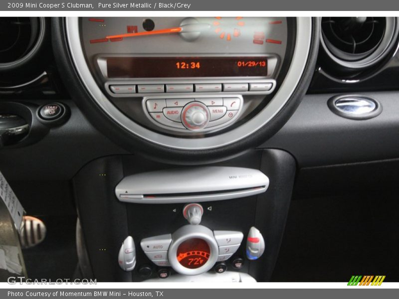 Pure Silver Metallic / Black/Grey 2009 Mini Cooper S Clubman