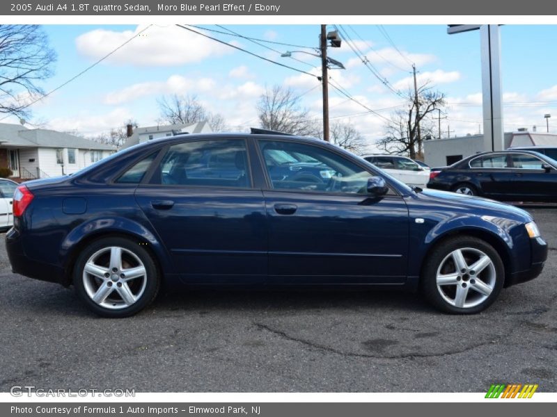 Moro Blue Pearl Effect / Ebony 2005 Audi A4 1.8T quattro Sedan