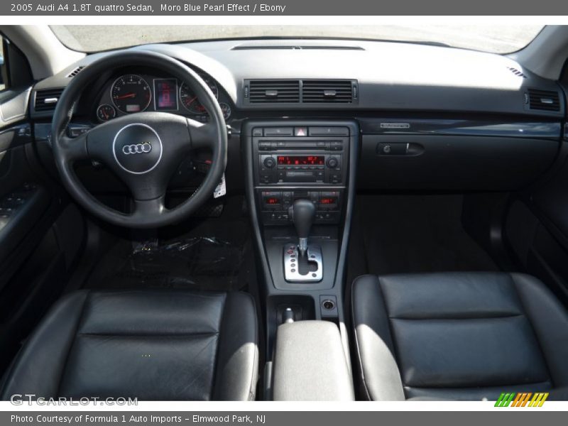 Moro Blue Pearl Effect / Ebony 2005 Audi A4 1.8T quattro Sedan