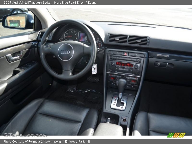 Moro Blue Pearl Effect / Ebony 2005 Audi A4 1.8T quattro Sedan
