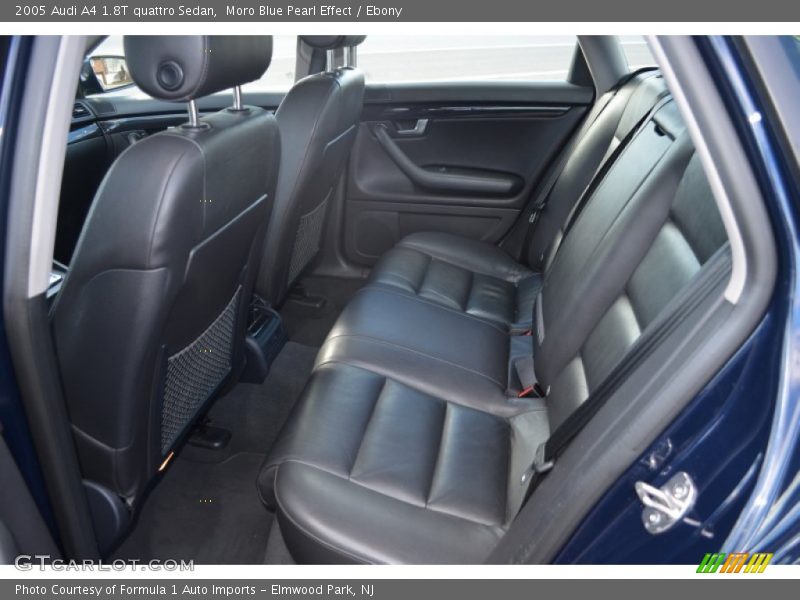 Moro Blue Pearl Effect / Ebony 2005 Audi A4 1.8T quattro Sedan