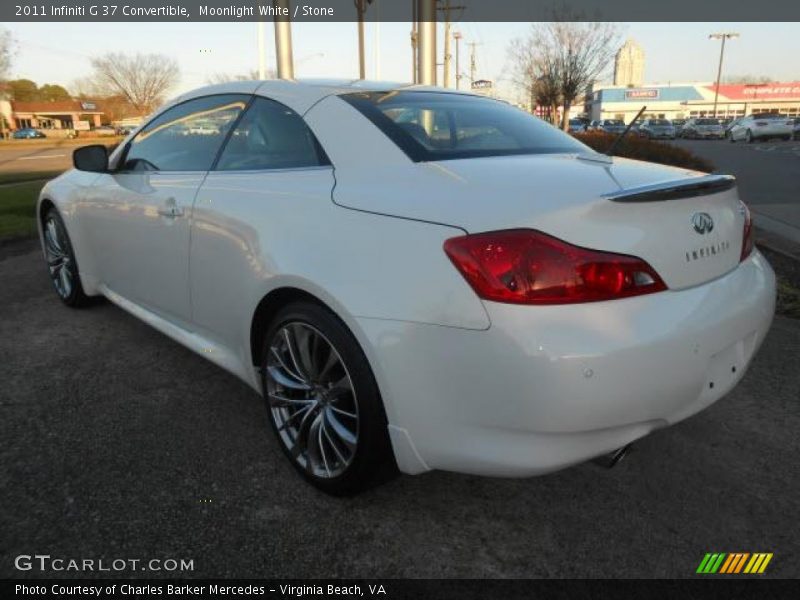 Moonlight White / Stone 2011 Infiniti G 37 Convertible