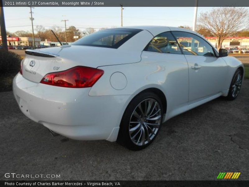 Moonlight White / Stone 2011 Infiniti G 37 Convertible