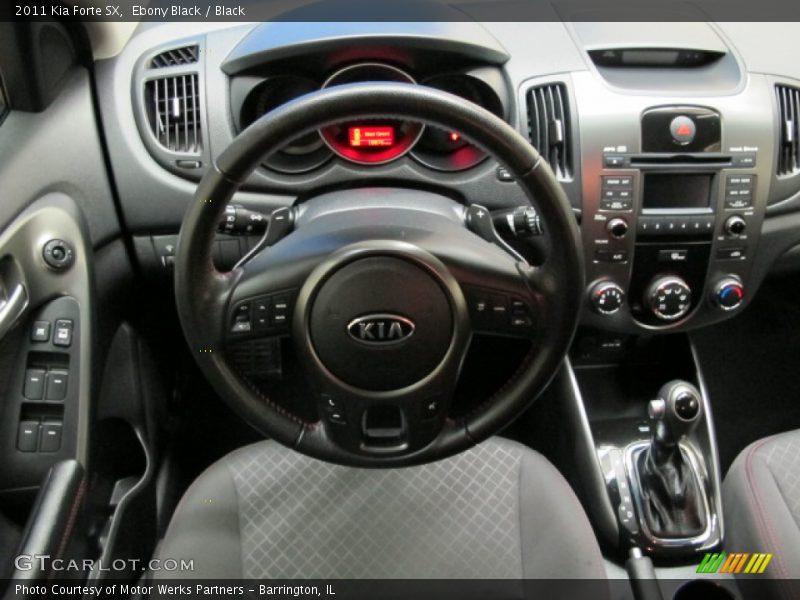 Ebony Black / Black 2011 Kia Forte SX