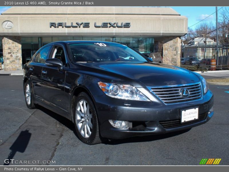 Smoky Granite Mica / Black 2010 Lexus LS 460 AWD