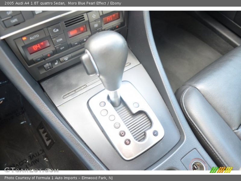 Moro Blue Pearl Effect / Ebony 2005 Audi A4 1.8T quattro Sedan