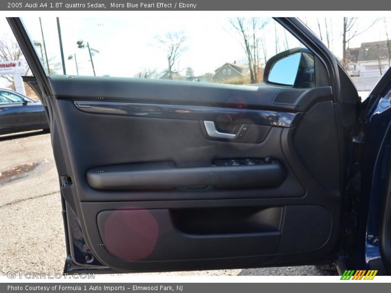 Moro Blue Pearl Effect / Ebony 2005 Audi A4 1.8T quattro Sedan