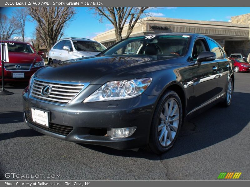 Smoky Granite Mica / Black 2010 Lexus LS 460 AWD