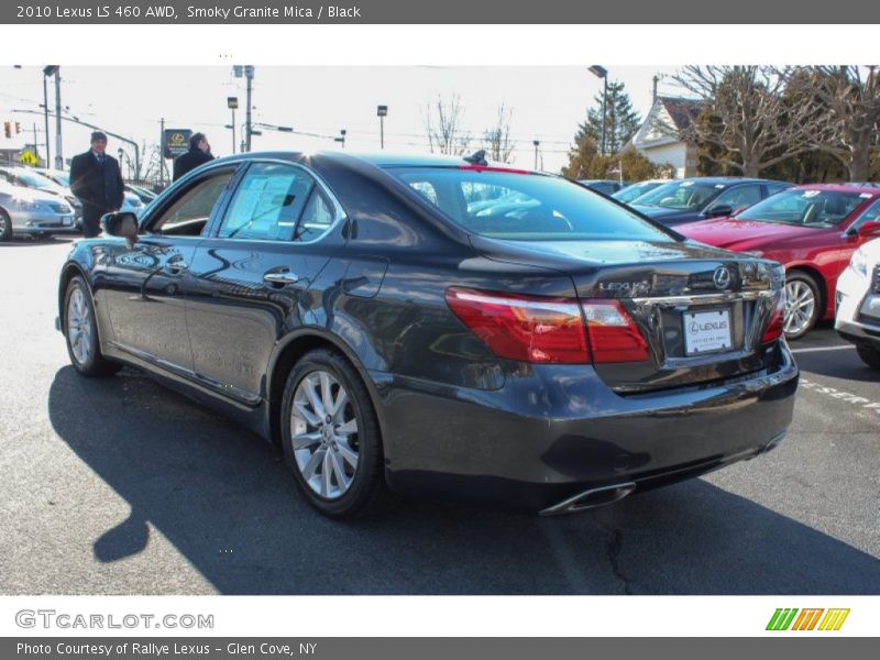 Smoky Granite Mica / Black 2010 Lexus LS 460 AWD