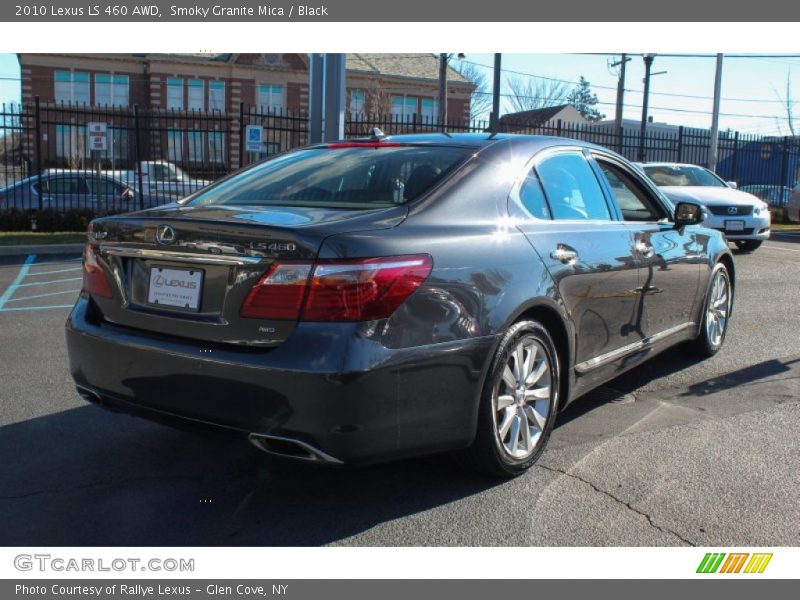 Smoky Granite Mica / Black 2010 Lexus LS 460 AWD