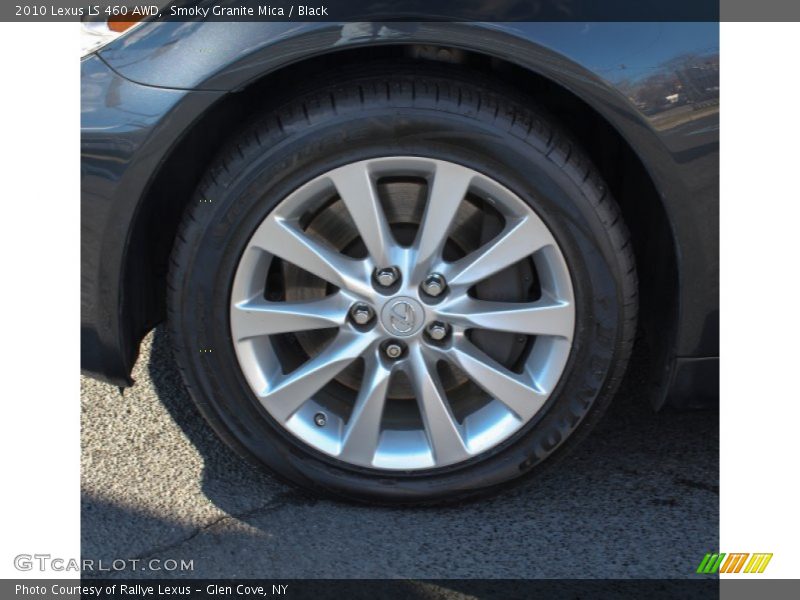 Smoky Granite Mica / Black 2010 Lexus LS 460 AWD