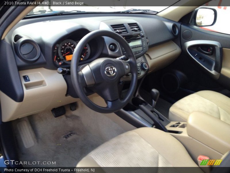 Black / Sand Beige 2010 Toyota RAV4 I4 4WD
