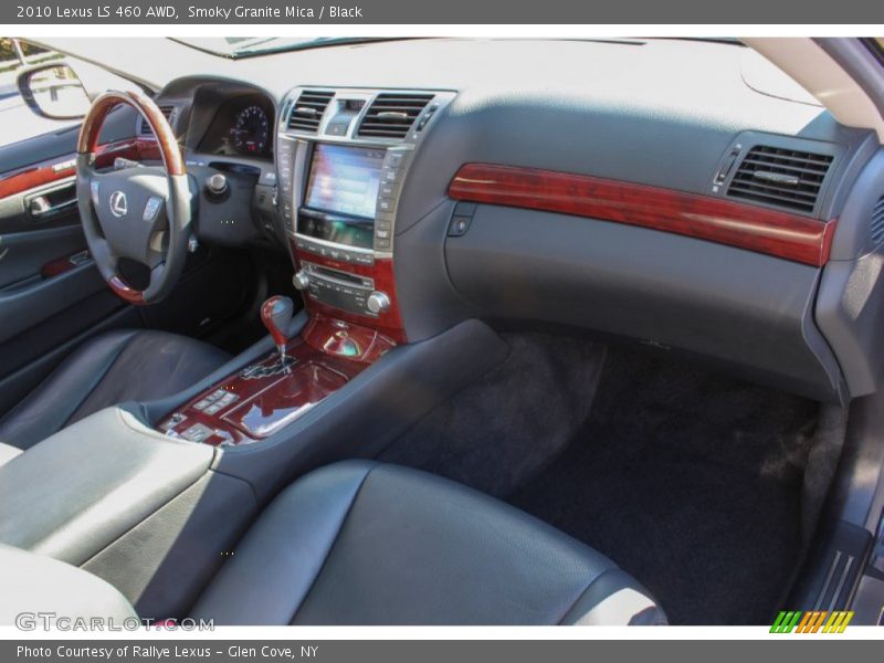 Smoky Granite Mica / Black 2010 Lexus LS 460 AWD