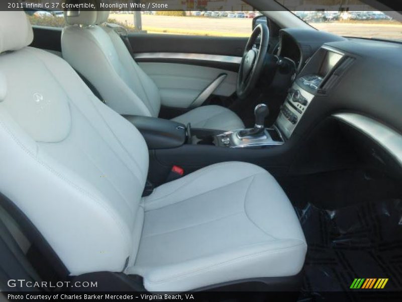 Moonlight White / Stone 2011 Infiniti G 37 Convertible