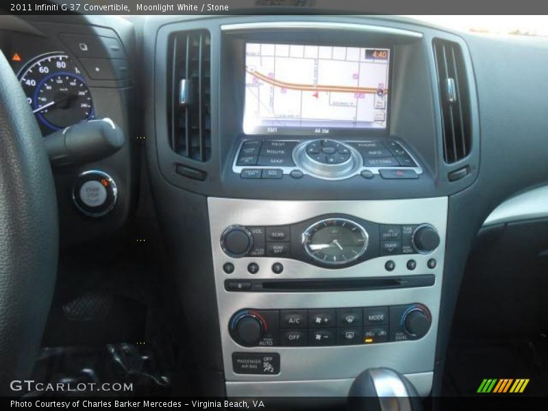 Moonlight White / Stone 2011 Infiniti G 37 Convertible