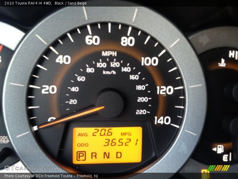 Black / Sand Beige 2010 Toyota RAV4 I4 4WD
