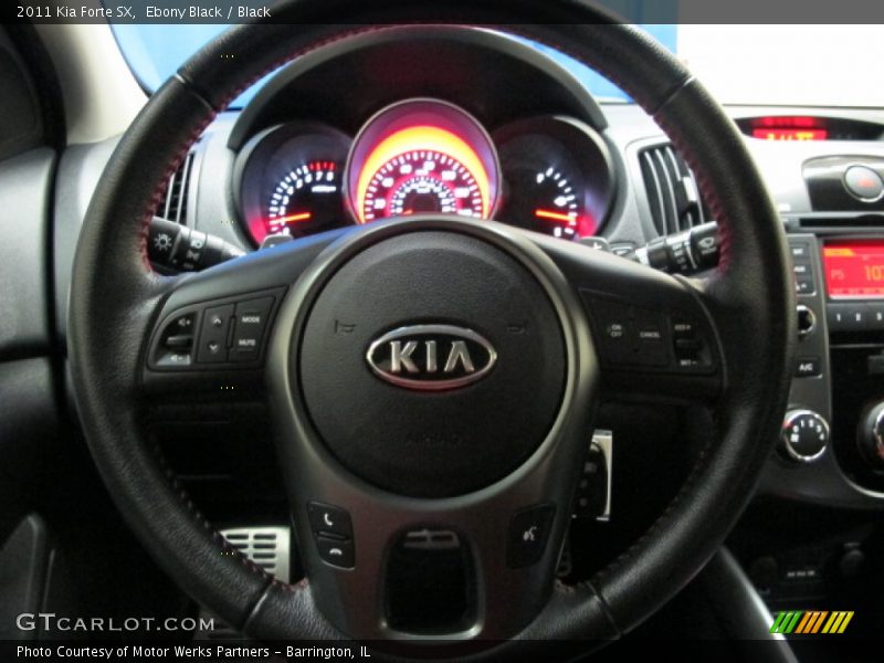 Ebony Black / Black 2011 Kia Forte SX