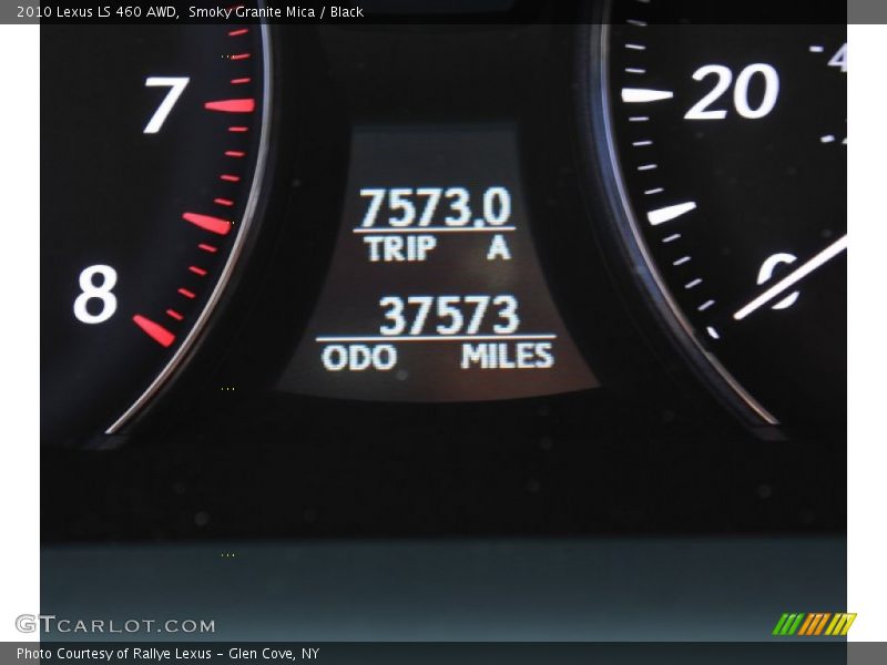 Smoky Granite Mica / Black 2010 Lexus LS 460 AWD