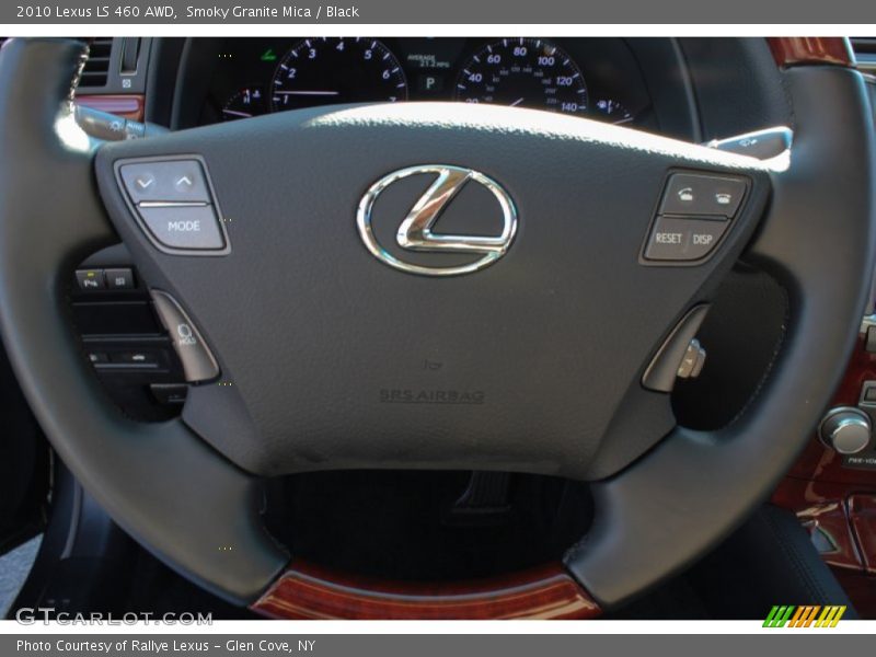 Smoky Granite Mica / Black 2010 Lexus LS 460 AWD