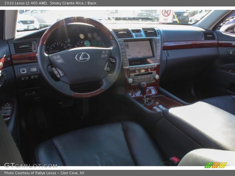 Smoky Granite Mica / Black 2010 Lexus LS 460 AWD