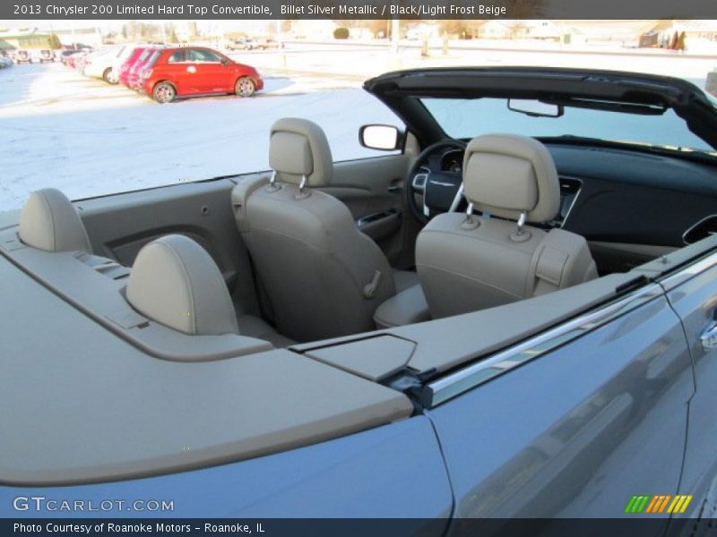 Billet Silver Metallic / Black/Light Frost Beige 2013 Chrysler 200 Limited Hard Top Convertible