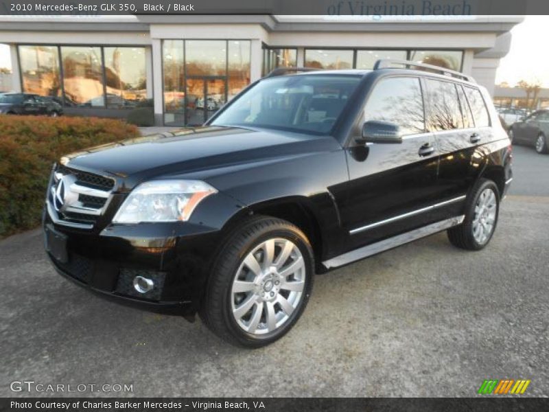 Black / Black 2010 Mercedes-Benz GLK 350